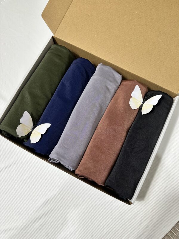 Box Hijab Jersey satiné